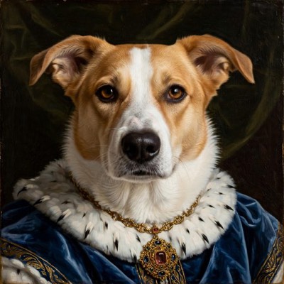 Royal style portrait example