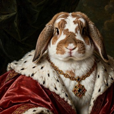 Royal style portrait example
