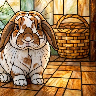 Stained Glass style portrait example